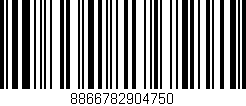 Código de barras (EAN, GTIN, SKU, ISBN): '8866782904750'