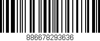 Código de barras (EAN, GTIN, SKU, ISBN): '886678293636'