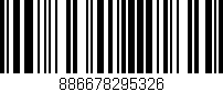 Código de barras (EAN, GTIN, SKU, ISBN): '886678295326'