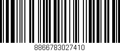 Código de barras (EAN, GTIN, SKU, ISBN): '8866783027410'