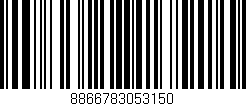 Código de barras (EAN, GTIN, SKU, ISBN): '8866783053150'