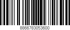 Código de barras (EAN, GTIN, SKU, ISBN): '8866783053600'