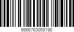 Código de barras (EAN, GTIN, SKU, ISBN): '8866783059190'