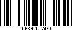 Código de barras (EAN, GTIN, SKU, ISBN): '8866783077460'