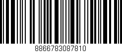 Código de barras (EAN, GTIN, SKU, ISBN): '8866783087810'