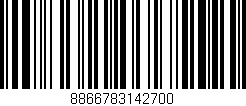 Código de barras (EAN, GTIN, SKU, ISBN): '8866783142700'