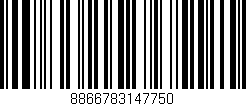 Código de barras (EAN, GTIN, SKU, ISBN): '8866783147750'