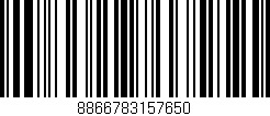 Código de barras (EAN, GTIN, SKU, ISBN): '8866783157650'