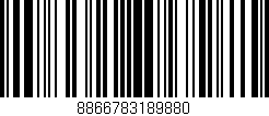 Código de barras (EAN, GTIN, SKU, ISBN): '8866783189880'
