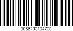 Código de barras (EAN, GTIN, SKU, ISBN): '8866783194730'