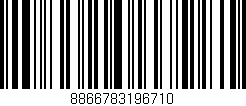 Código de barras (EAN, GTIN, SKU, ISBN): '8866783196710'