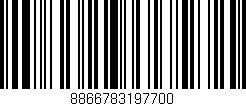 Código de barras (EAN, GTIN, SKU, ISBN): '8866783197700'