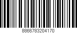 Código de barras (EAN, GTIN, SKU, ISBN): '8866783204170'