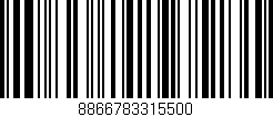 Código de barras (EAN, GTIN, SKU, ISBN): '8866783315500'