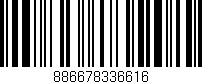 Código de barras (EAN, GTIN, SKU, ISBN): '886678336616'