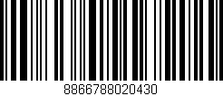 Código de barras (EAN, GTIN, SKU, ISBN): '8866788020430'