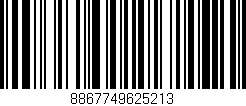 Código de barras (EAN, GTIN, SKU, ISBN): '8867749625213'