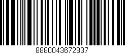 Código de barras (EAN, GTIN, SKU, ISBN): '8880043672837'