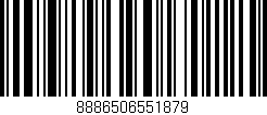 Código de barras (EAN, GTIN, SKU, ISBN): '8886506551879'