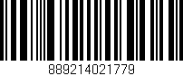 Código de barras (EAN, GTIN, SKU, ISBN): '889214021779'