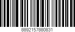 Código de barras (EAN, GTIN, SKU, ISBN): '8892157880831'