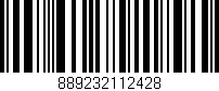 Código de barras (EAN, GTIN, SKU, ISBN): '889232112428'