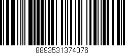 Código de barras (EAN, GTIN, SKU, ISBN): '8893531374076'