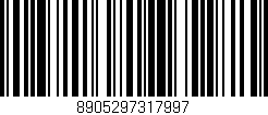 Código de barras (EAN, GTIN, SKU, ISBN): '8905297317997'