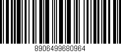 Código de barras (EAN, GTIN, SKU, ISBN): '8906499680964'