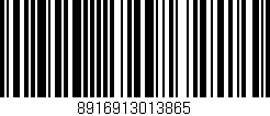 Código de barras (EAN, GTIN, SKU, ISBN): '8916913013865'