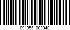 Código de barras (EAN, GTIN, SKU, ISBN): '8918561080848'