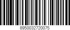 Código de barras (EAN, GTIN, SKU, ISBN): '8950032720075'