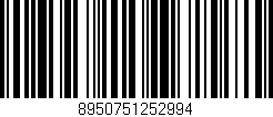 Código de barras (EAN, GTIN, SKU, ISBN): '8950751252994'