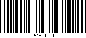 Código de barras (EAN, GTIN, SKU, ISBN): '89515_0_0_U'