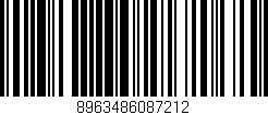 Código de barras (EAN, GTIN, SKU, ISBN): '8963486087212'