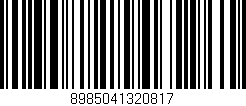 Código de barras (EAN, GTIN, SKU, ISBN): '8985041320817'