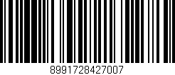 Código de barras (EAN, GTIN, SKU, ISBN): '8991728427007'