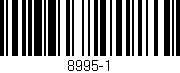 Código de barras (EAN, GTIN, SKU, ISBN): '8995-1'