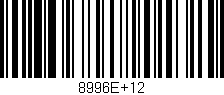 Código de barras (EAN, GTIN, SKU, ISBN): '8996E+12'