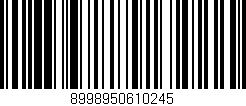 Código de barras (EAN, GTIN, SKU, ISBN): '8998950610245'