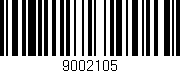 Código de barras (EAN, GTIN, SKU, ISBN): '9002105'