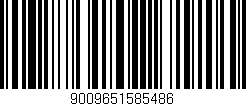 Código de barras (EAN, GTIN, SKU, ISBN): '9009651585486'