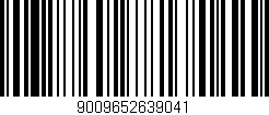 Código de barras (EAN, GTIN, SKU, ISBN): '9009652639041'