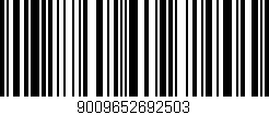 Código de barras (EAN, GTIN, SKU, ISBN): '9009652692503'