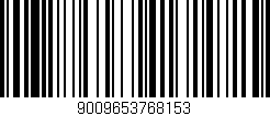 Código de barras (EAN, GTIN, SKU, ISBN): '9009653768153'