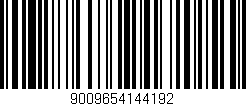 Código de barras (EAN, GTIN, SKU, ISBN): '9009654144192'