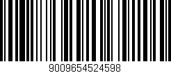 Código de barras (EAN, GTIN, SKU, ISBN): '9009654524598'