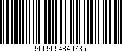 Código de barras (EAN, GTIN, SKU, ISBN): '9009654840735'