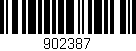Código de barras (EAN, GTIN, SKU, ISBN): '902387'