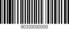 Código de barras (EAN, GTIN, SKU, ISBN): '90330000009'